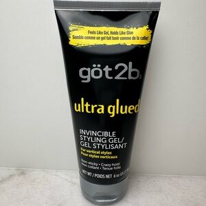 Got2b Ultra Glued Invincible Styling Hair Gel, 6 oz
